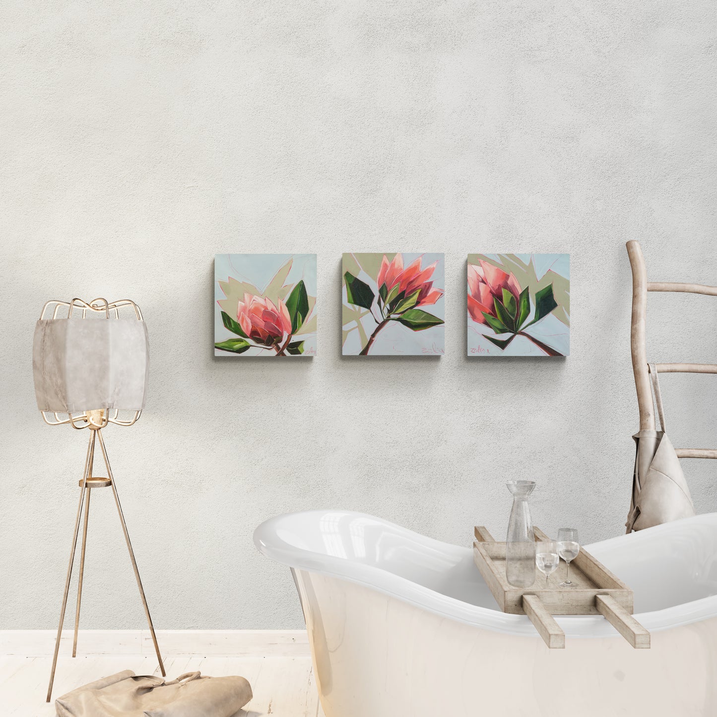 Canvas Print - Blushing Whispers 3