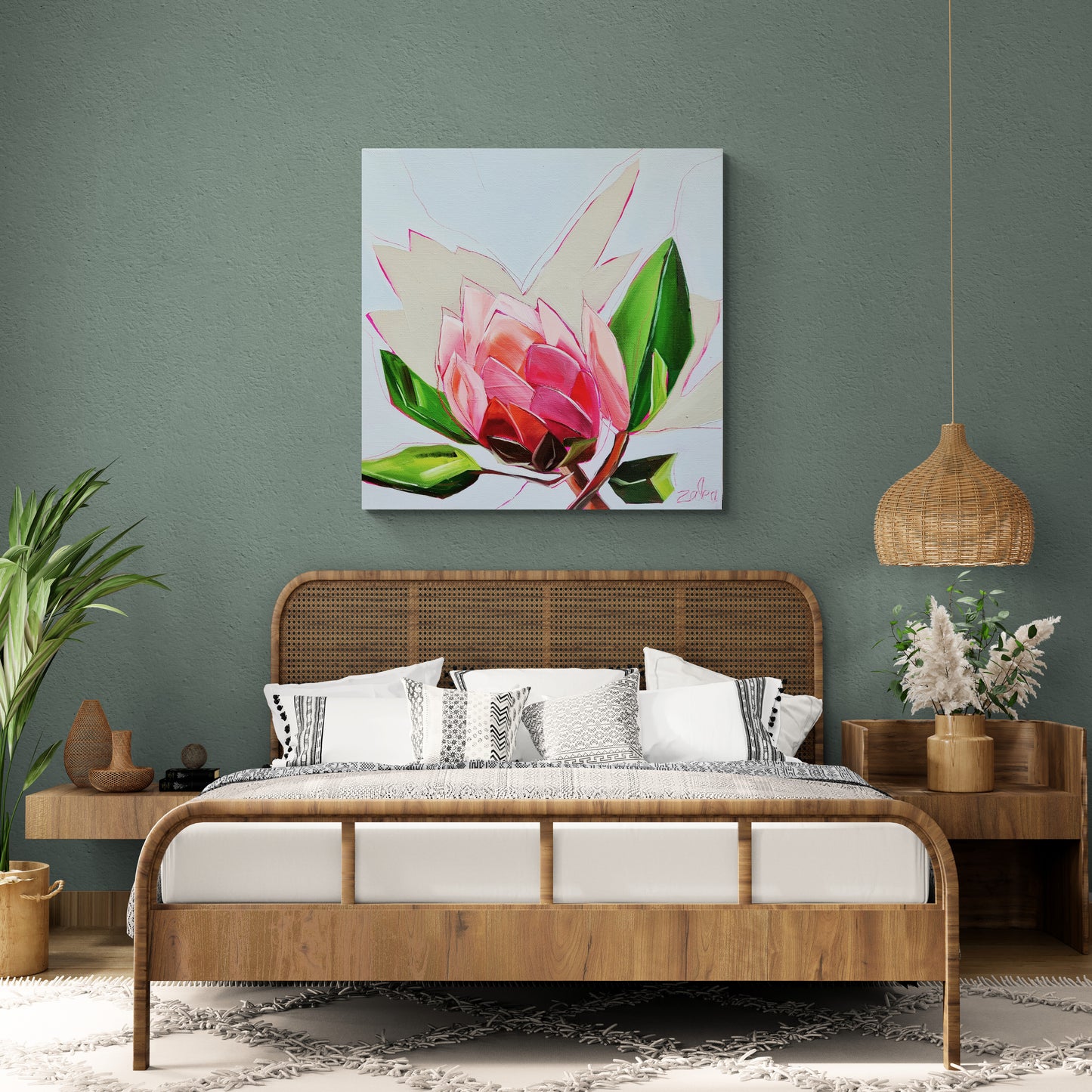 Canvas Print - Blushing Whispers 2