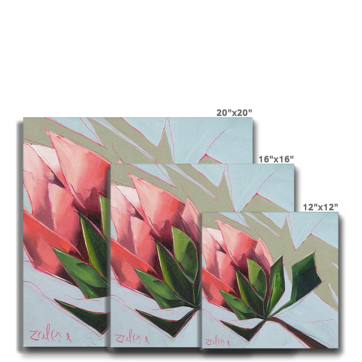 Canvas Print - Blushing Whispers 2