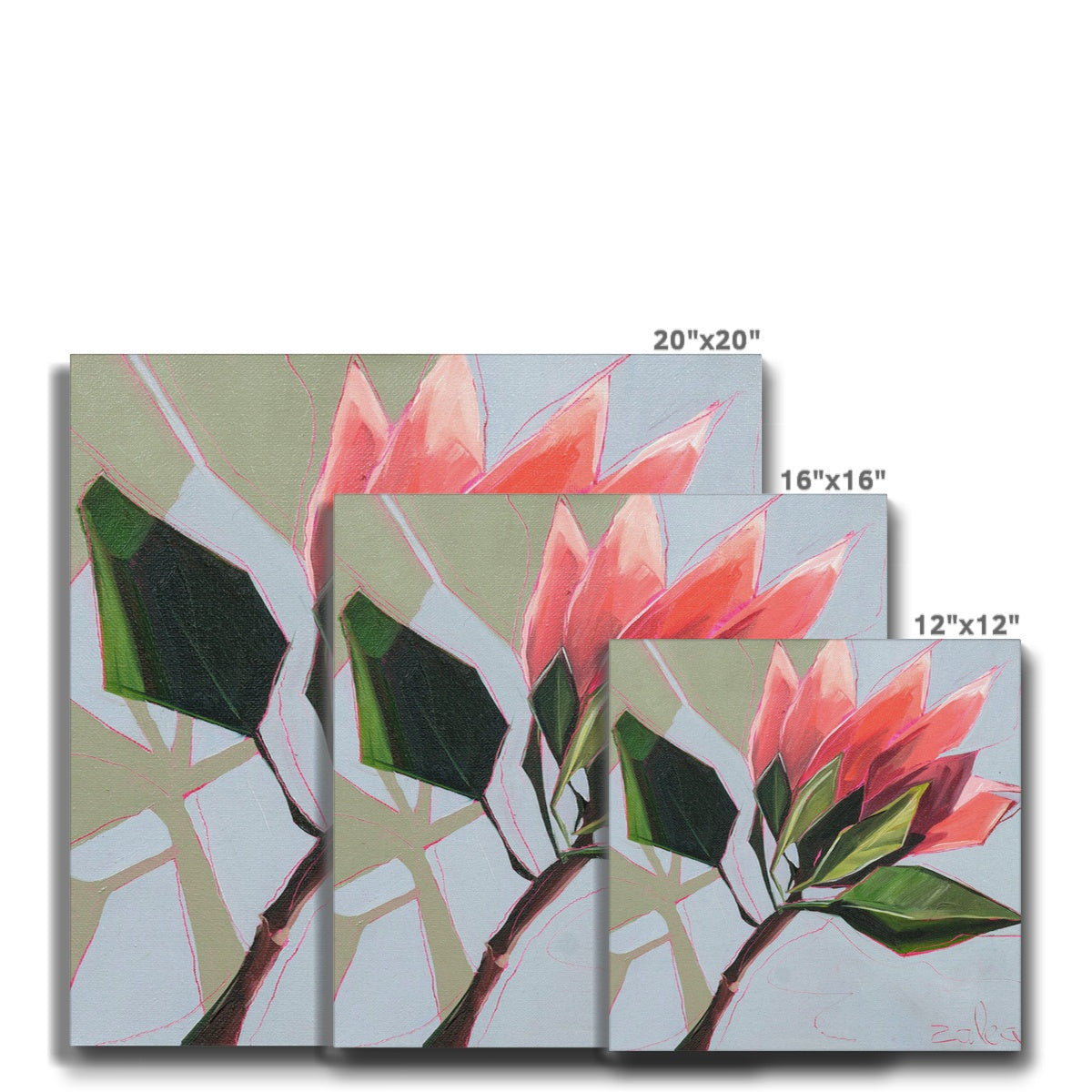 Canvas Print - Blushing Whispers 3